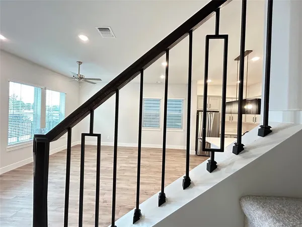 an empty room with a empty space