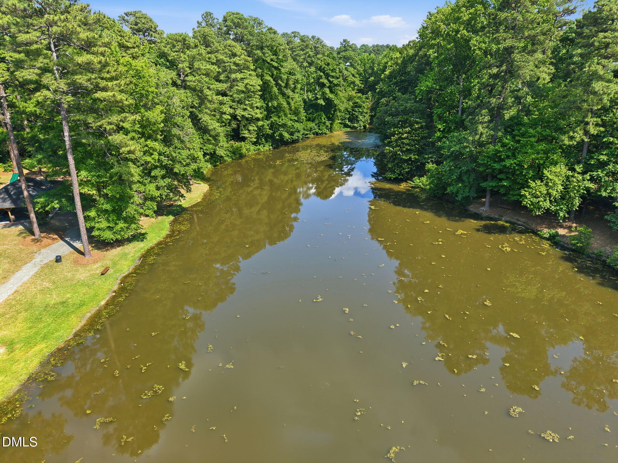 9105 Willow Valley Court Raleigh, NC 27617 - Photo 50 of 51 a view of a lake from a yard