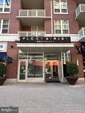 a view of building with an outdoor space