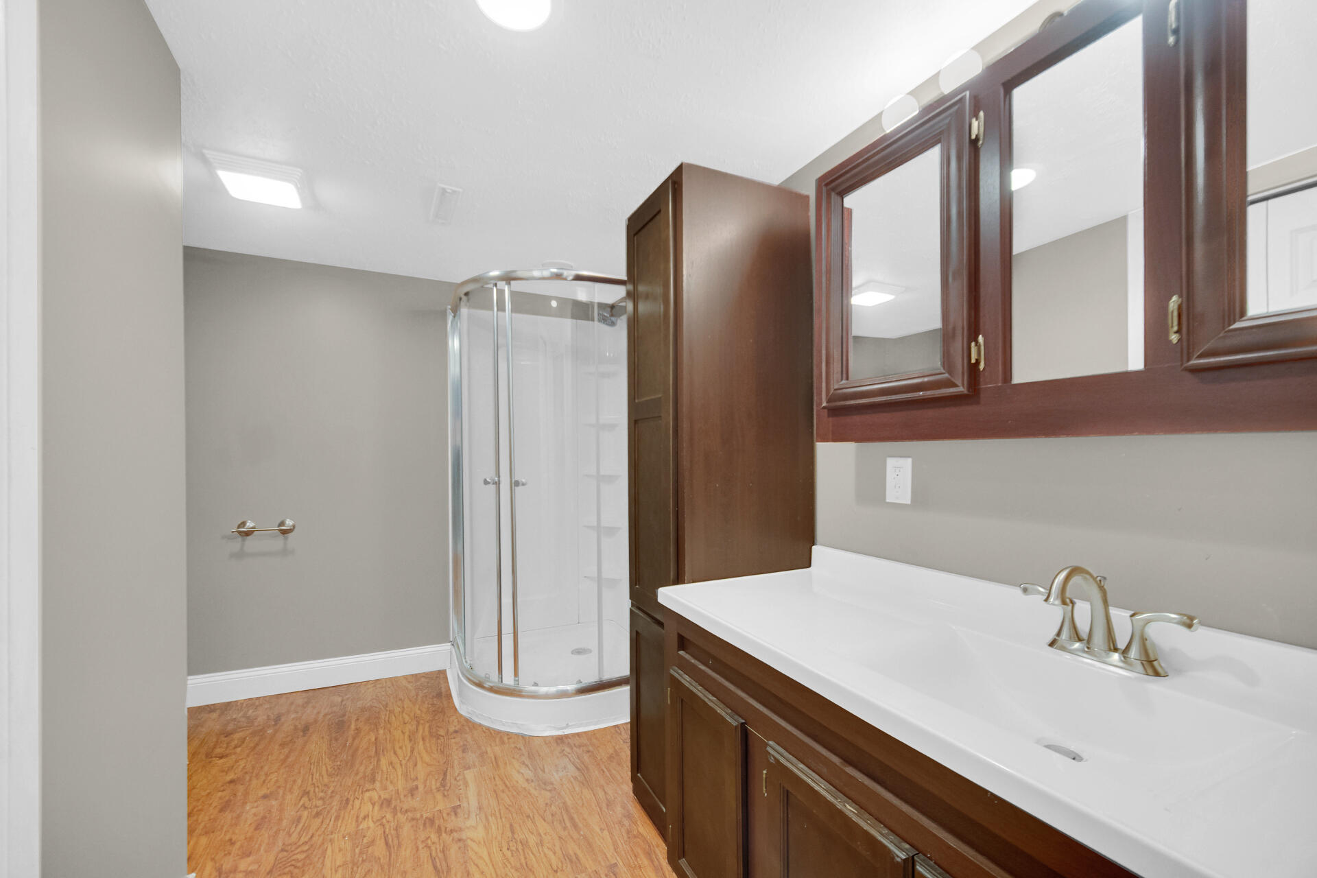 3716 Walsh Street Portage, IN 46368 - Photo 16 of 24 a bathroom with a sink and a mirror