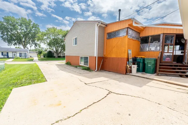 a view of outdoor space and deck