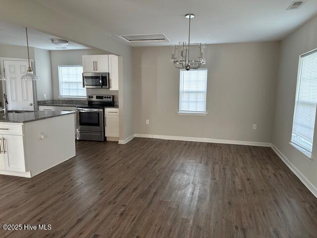 1855 Nixonton Road Elizabeth City, NC 27909 - Photo 3 of 13 Large combination living room, dining room and kitchen.
