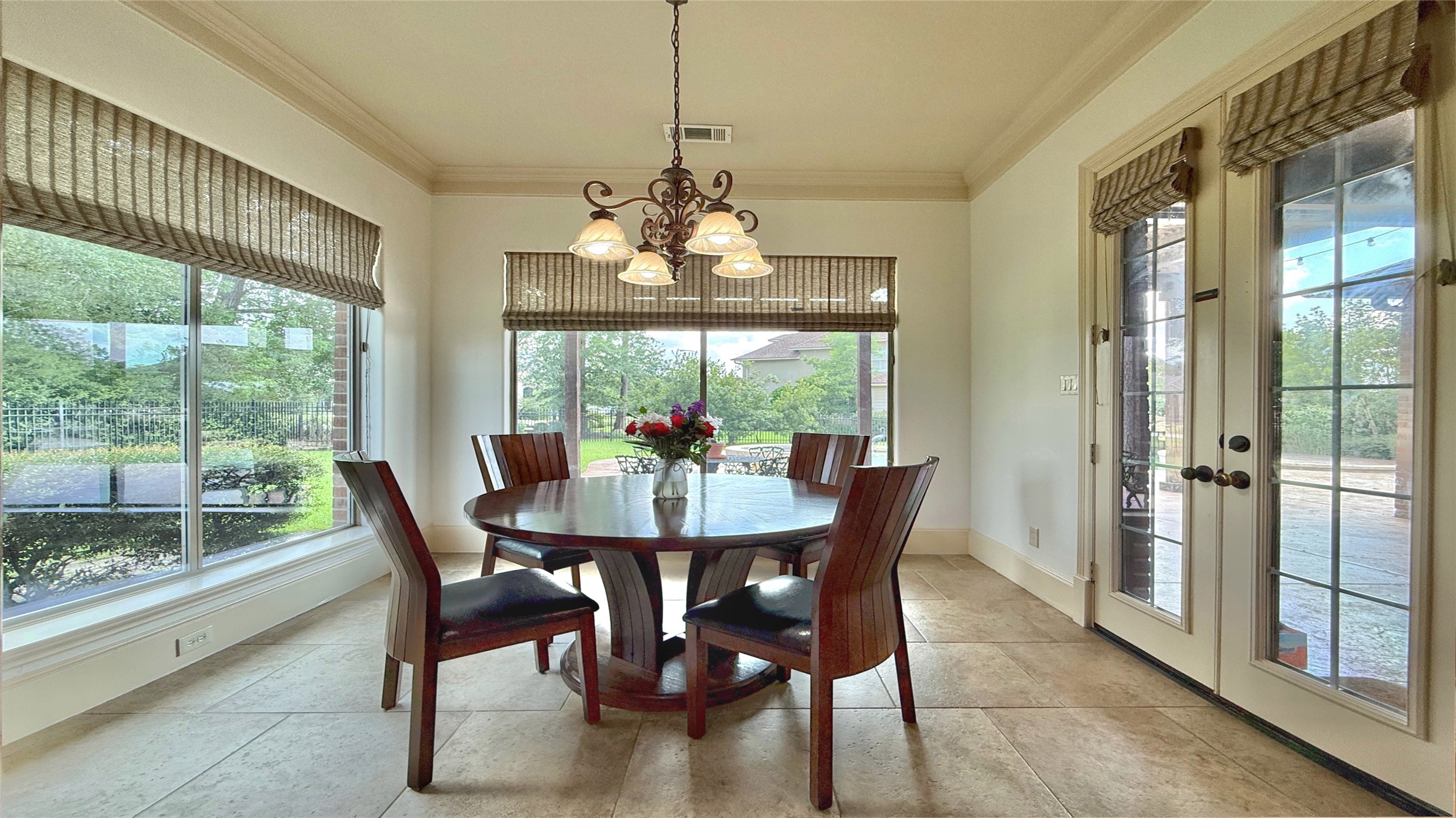 25207 Hideaway Run Drive Spring, TX 77389 - Photo 24 of 49 Breakfast Room has a spectacular view of the pool
