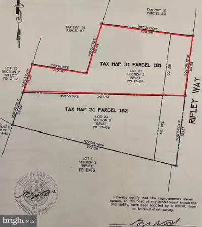 $65,000 | Lot 21-parcel Ripley Way, La Plata, MD 20646