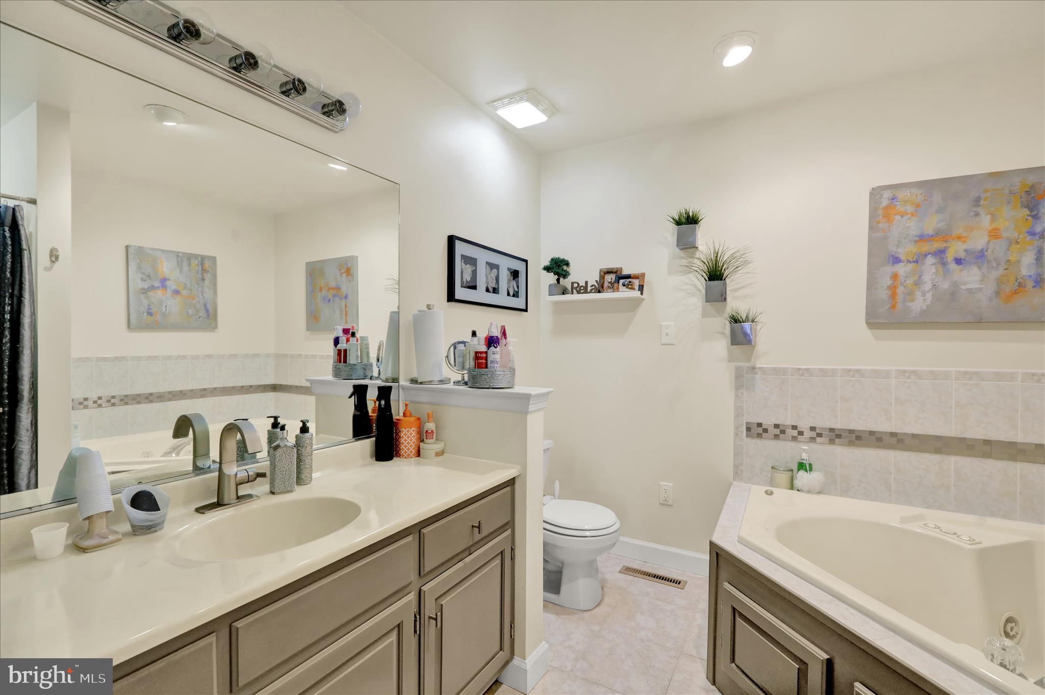 73 Michigan Drive Reading, PA 19608 - Photo 11 of 42 a bathroom with a sink a toilet and a bathtub