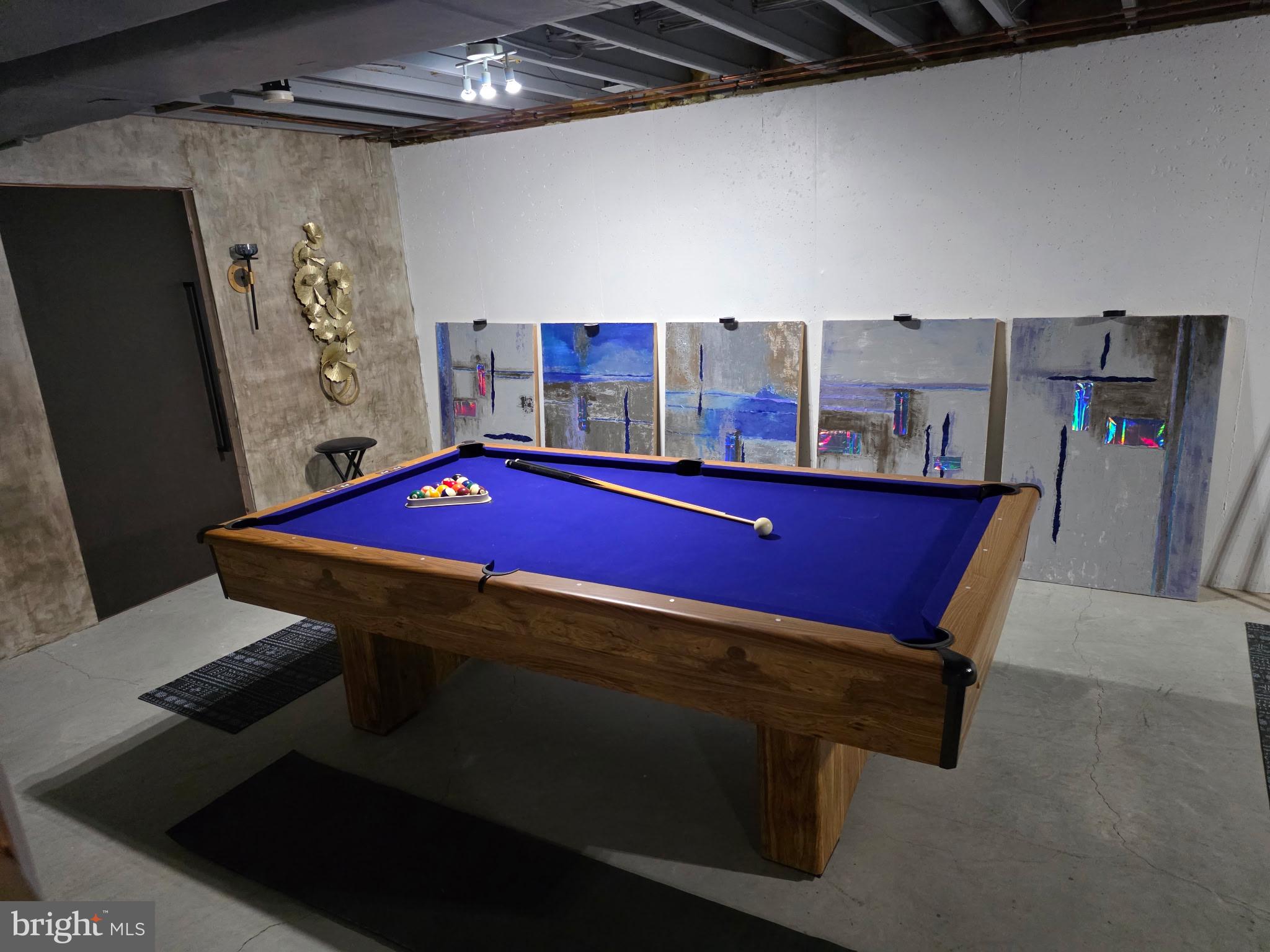 73 Michigan Drive Reading, PA 19608 - Photo 41 of 42 a room with pool table and wall paintings