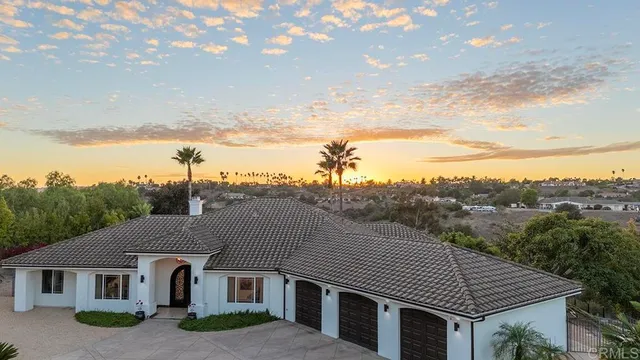 a aerial view of a house