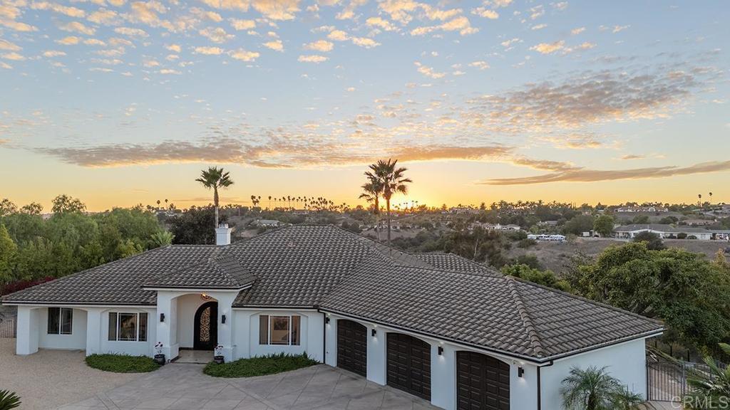 a aerial view of a house