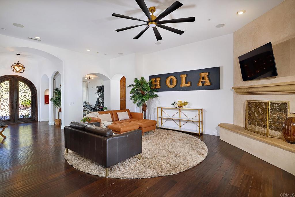2869 Dos Lomas Place Fallbrook, CA 92028 - Photo 15 of 55 a living room with furniture and a flat screen tv