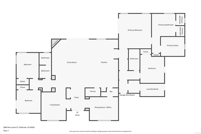 $1,795,000 | 2869 Dos Lomas Place, Fallbrook, CA 92028