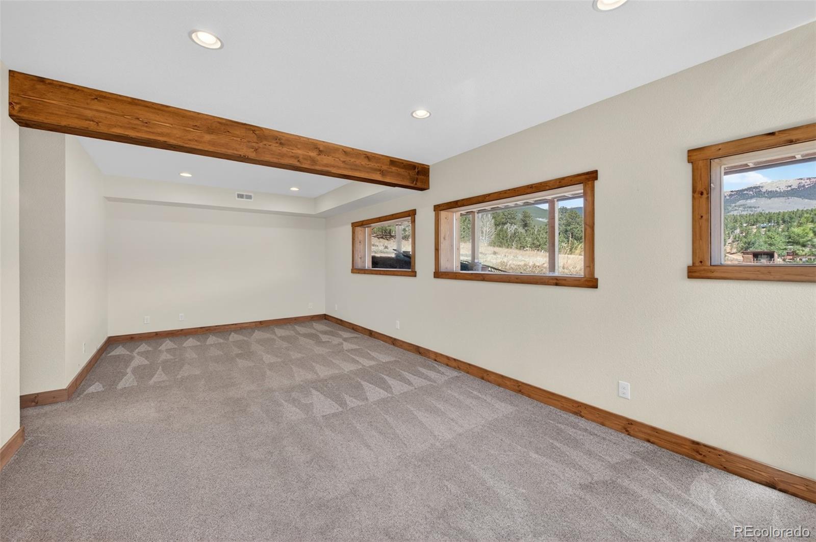 1328 Clark Road Bailey, CO 80421 - Photo 25 of 48 a view of an empty room with windows
