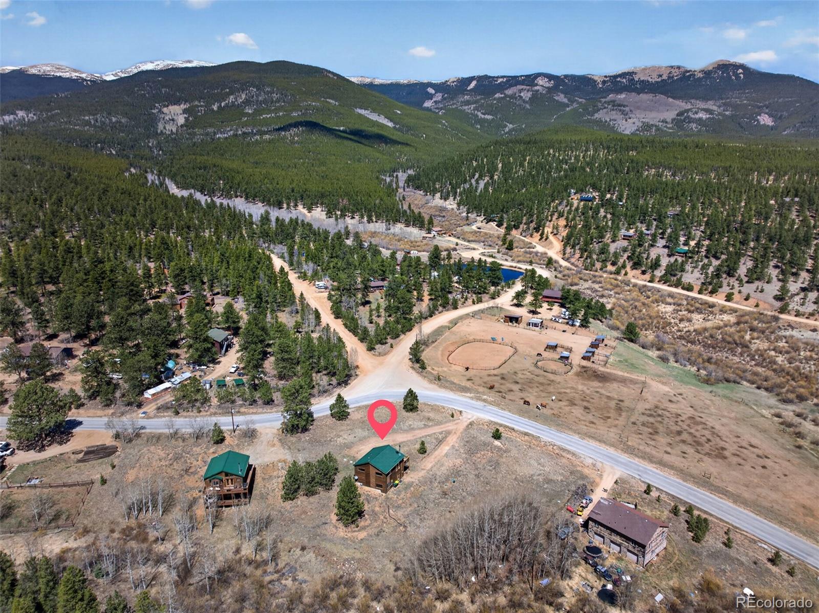 1328 Clark Road Bailey, CO 80421 - Photo 37 of 48 a view of outdoor space and city view