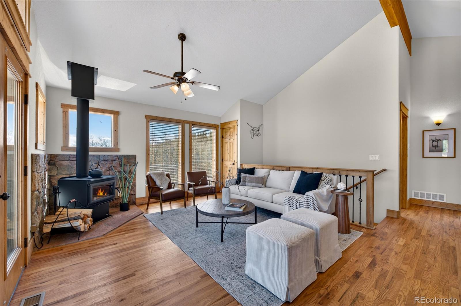 1328 Clark Road Bailey, CO 80421 - Photo 6 of 48 a living room with furniture