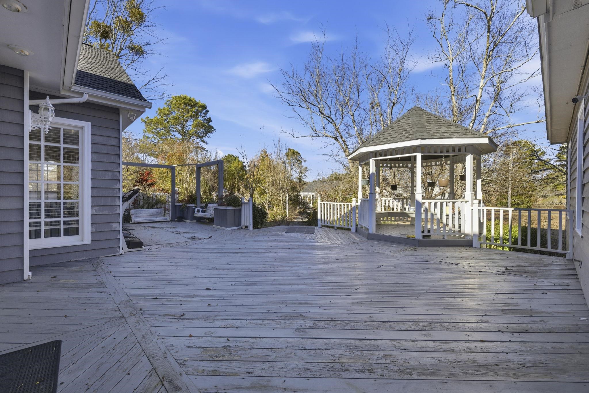 485 Carolina Drive Loris, SC 29569 - Photo 34 of 40 Wooden deck featuring a gazebo