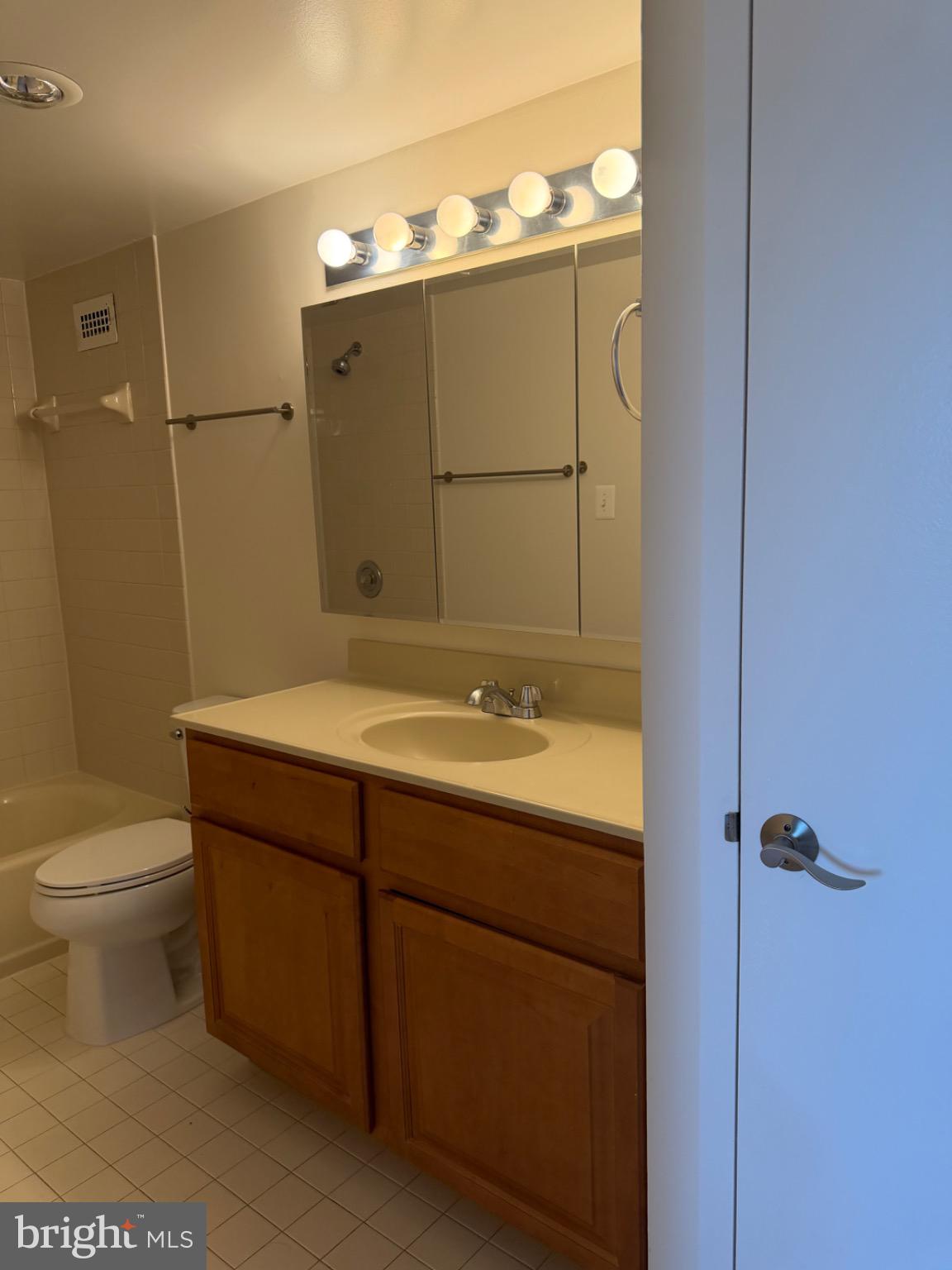 5225 Pooks Hill Road, Unit 1804N Bethesda, MD 20814 - Photo 13 of 44 a bathroom with a sink a toilet and shower