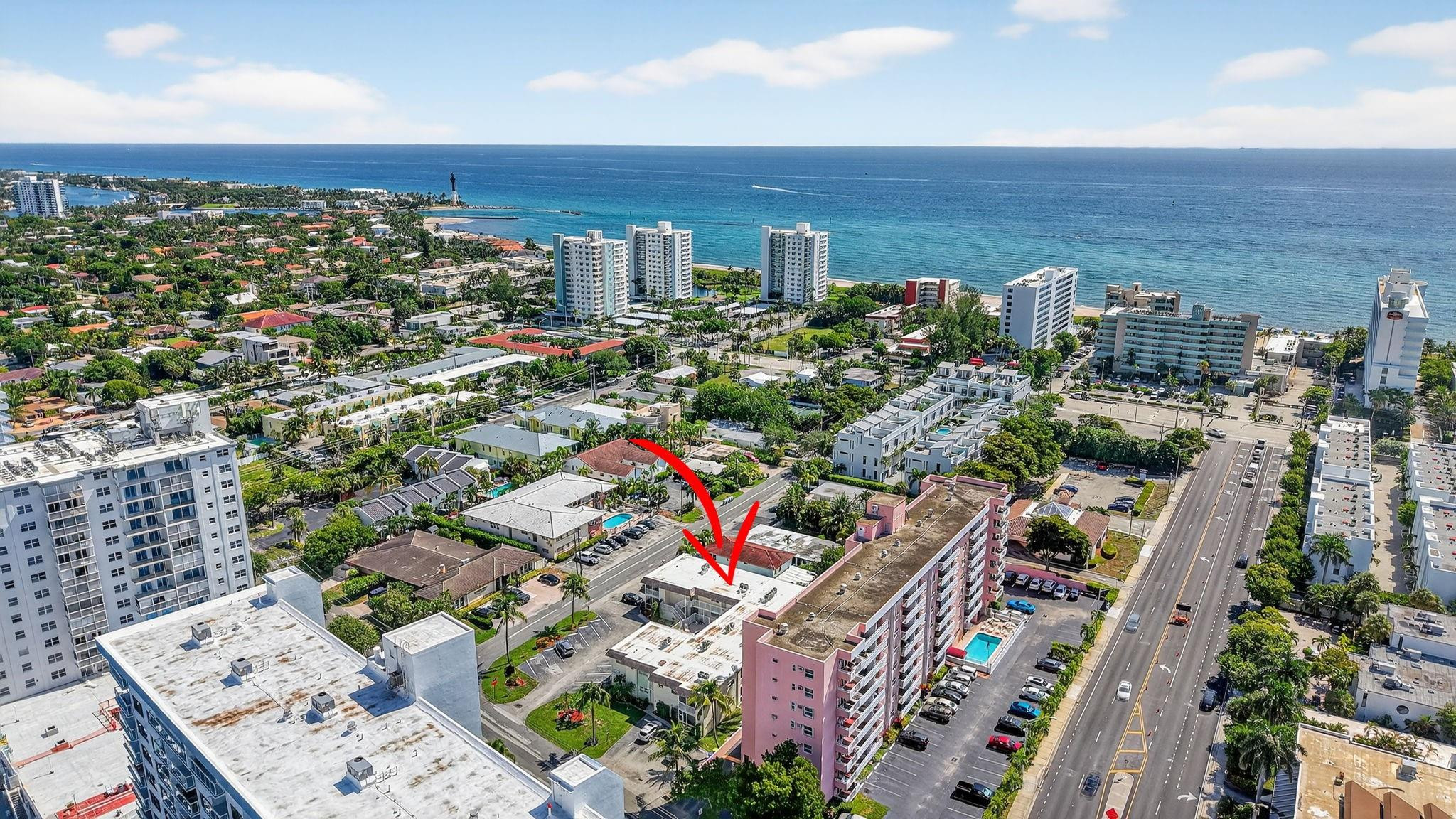 1450 North Riverside Drive, Unit 102 Pompano Beach, FL 33062 - Photo 26 of 32 an aerial view of multiple house