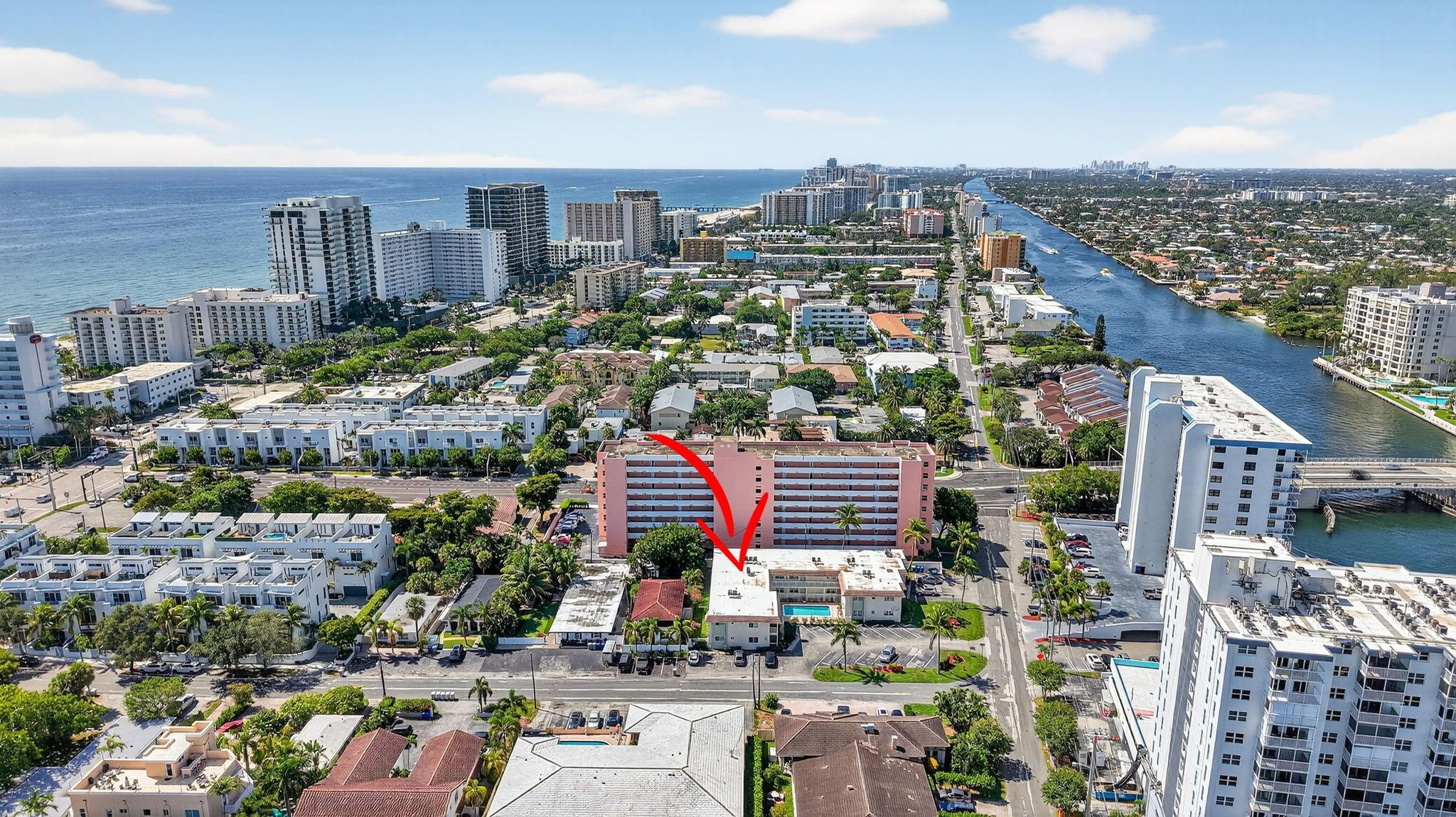 1450 North Riverside Drive, Unit 102 Pompano Beach, FL 33062 - Photo 28 of 32 a view of a city