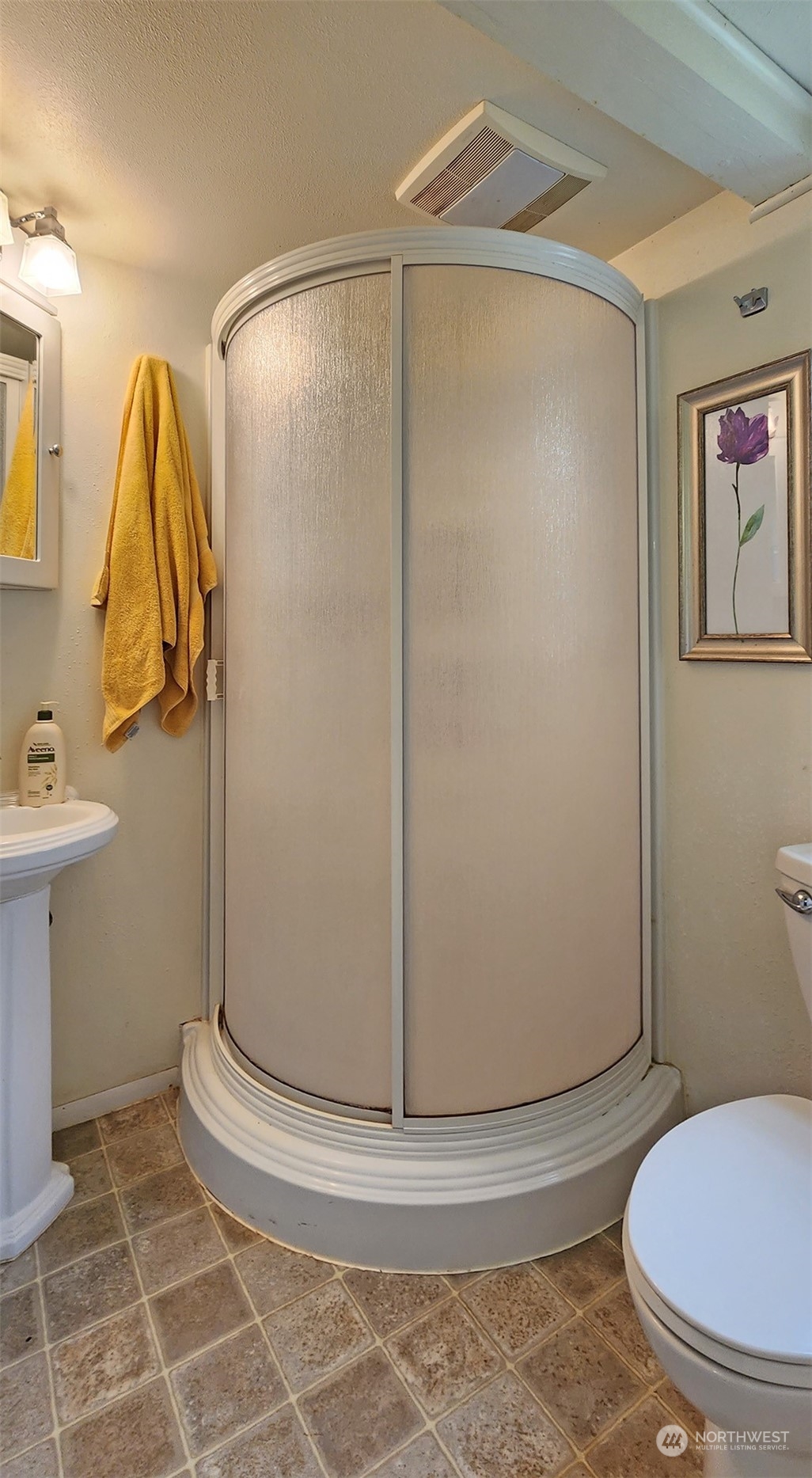 482 Old Homestead Road Lopez Island, WA 98261 - Photo 6 of 27 a bathroom with a toilet and a shower