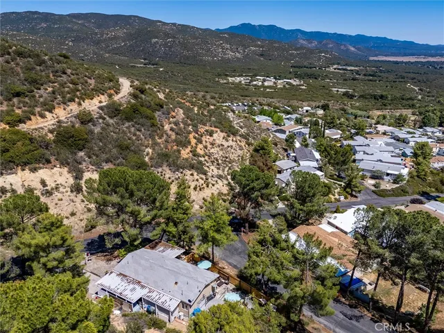 a view of a lake with houses