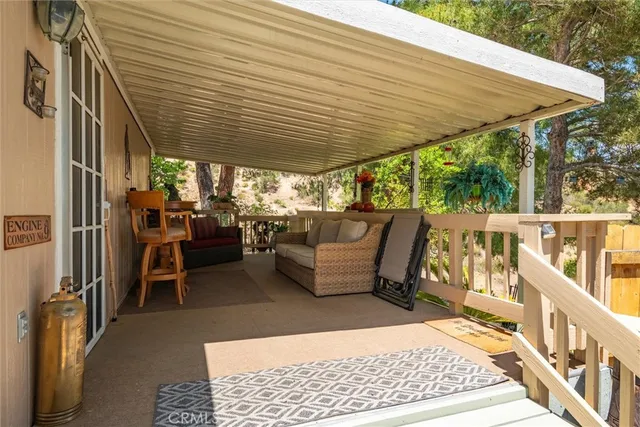 a outdoor living space with furniture and garden view