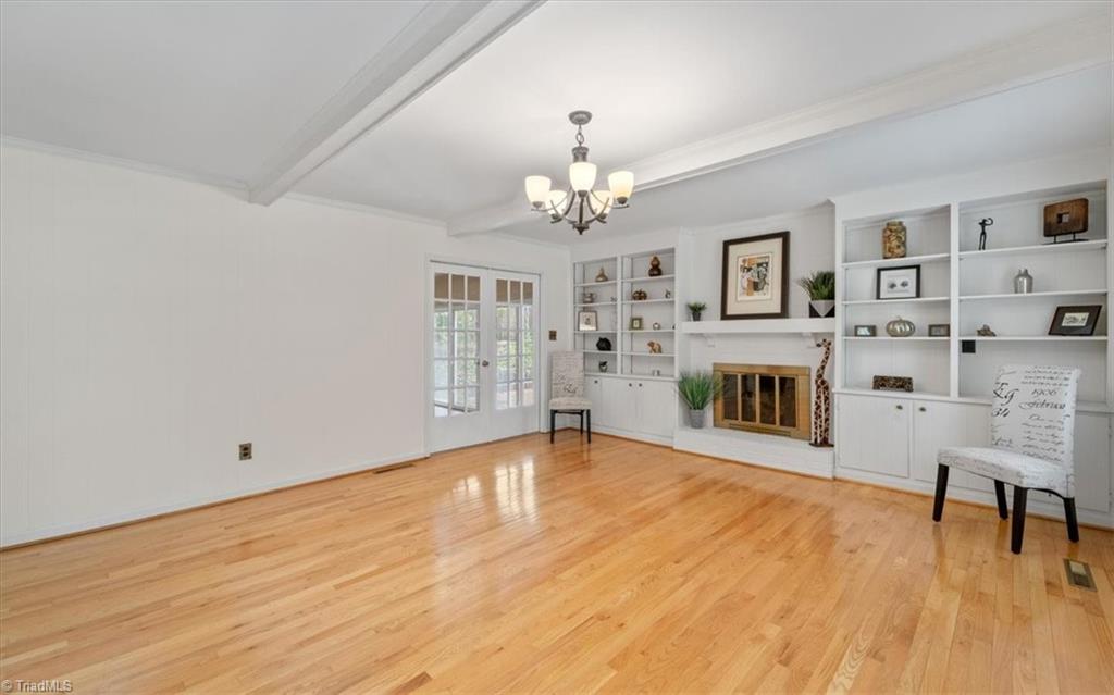 3610 Gramercy Road Greensboro, NC 27410 - Photo 18 of 39 Den with Fireplace