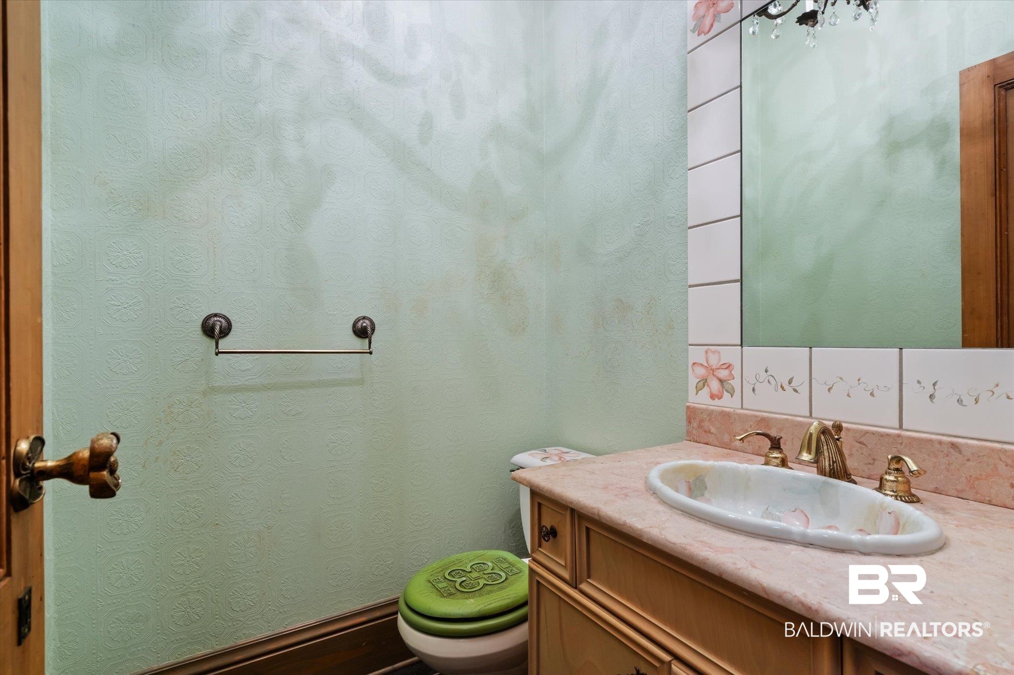 3325 Riviere Du Chien Road Mobile, AL 36693 - Photo 23 of 71 Bathroom featuring tasteful backsplash, vanity, and toilet