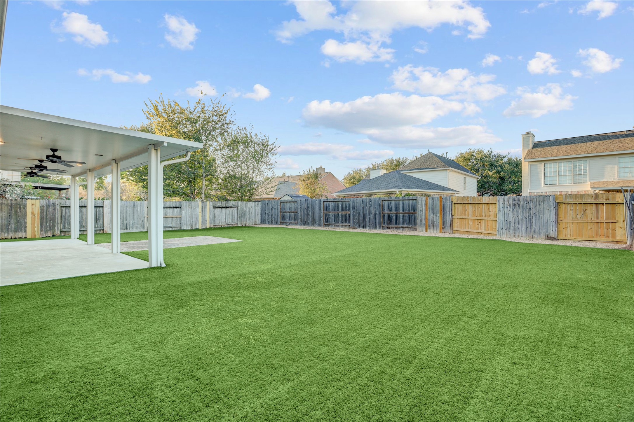 3122 Rimrock Drive Missouri City, TX 77459 - Photo 29 of 29 a view of a house with a backyard