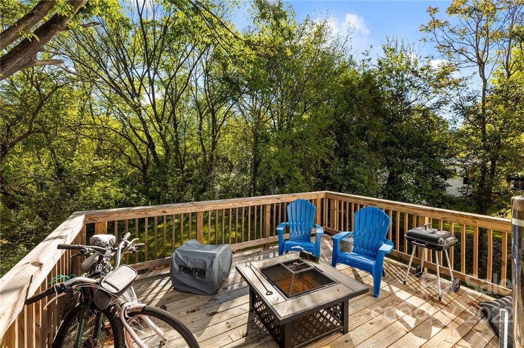 30 Rose Street York, SC 29745 - Photo 23 of 31 a view of balcony with wooden floor and outdoor seating