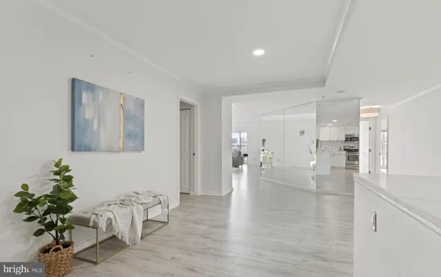 a view of livingroom with furniture and wooden floor