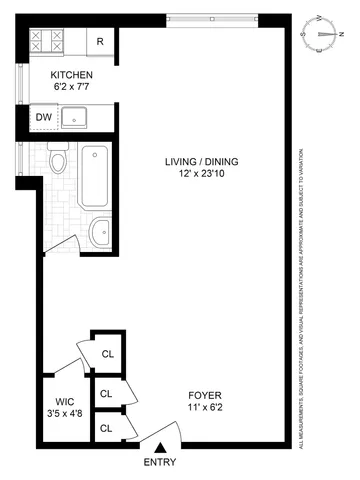 a front view of a building