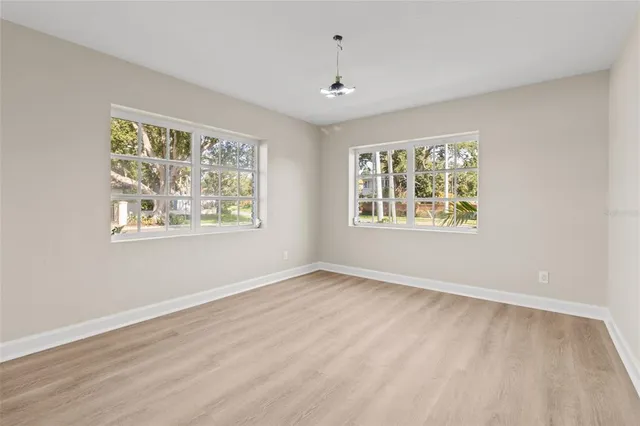 a view of an outdoor space and a yard