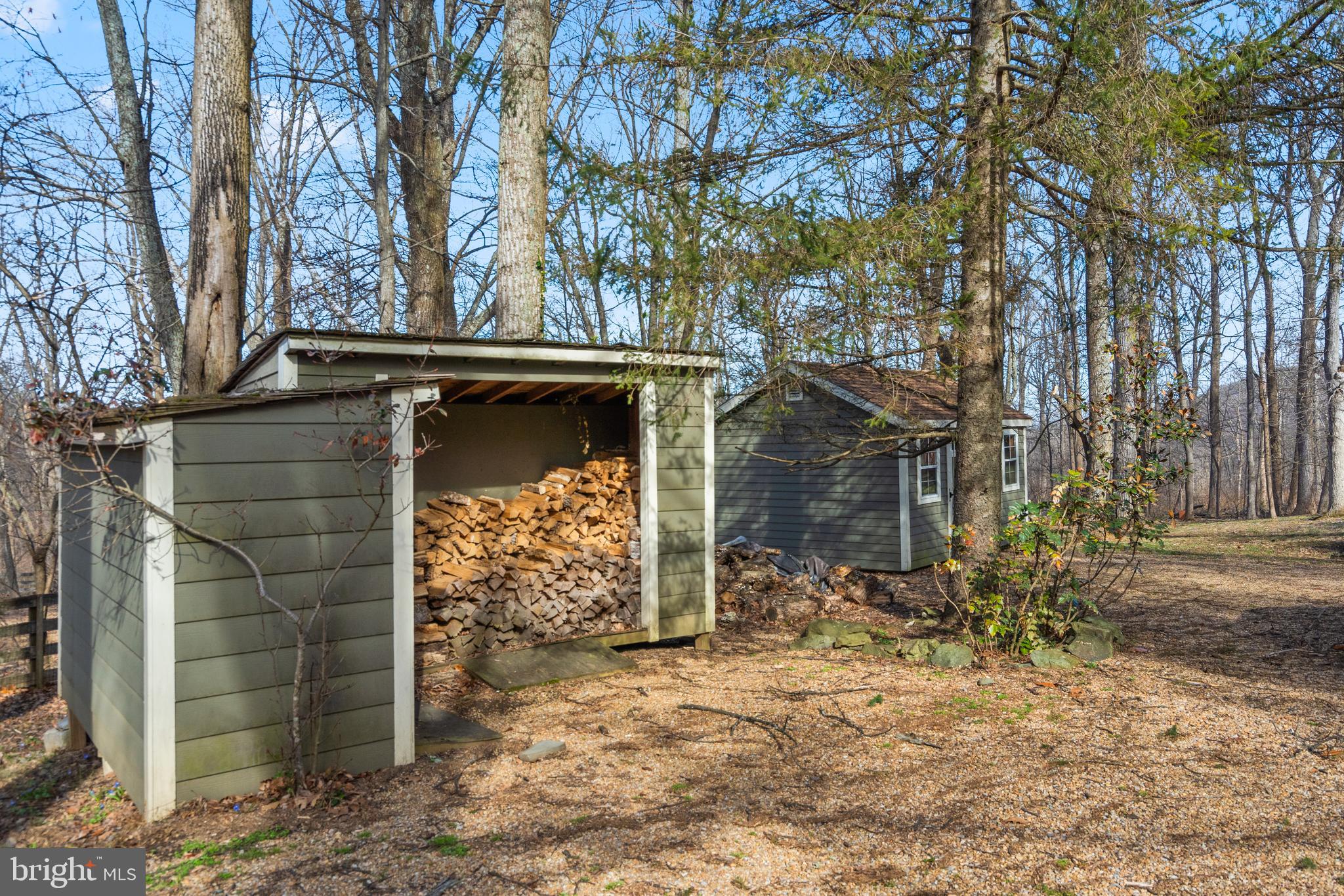 17641 Raven Rocks Road Bluemont, VA 20135 - Photo 90 of 109 Storage Shed with Electricity, Separate Wood Shed