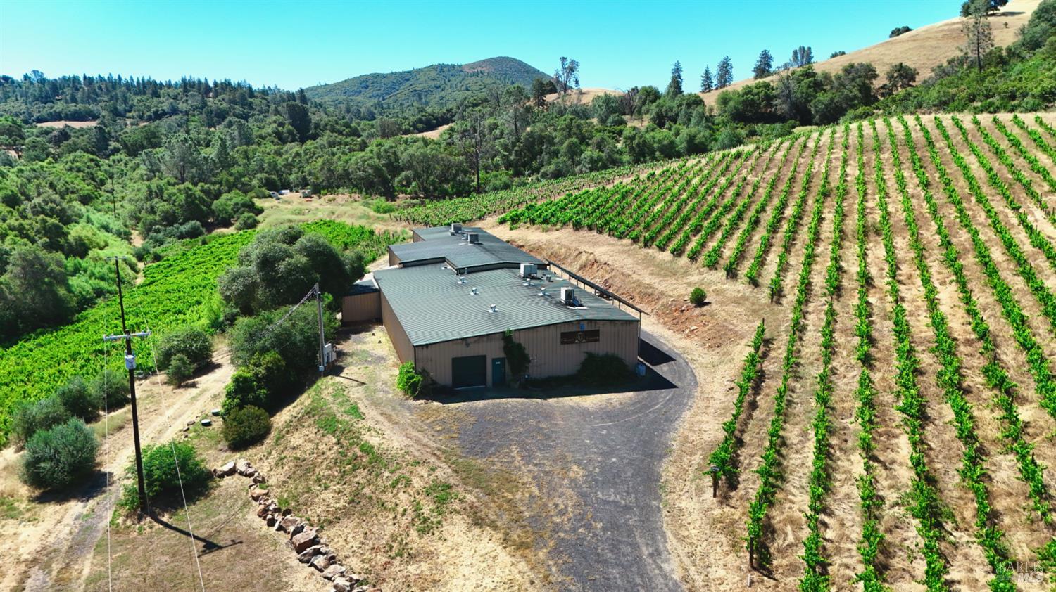 12581 Algerine Road Jamestown, CA 95327 - Photo 2 of 5 an aerial view of a house with a yard