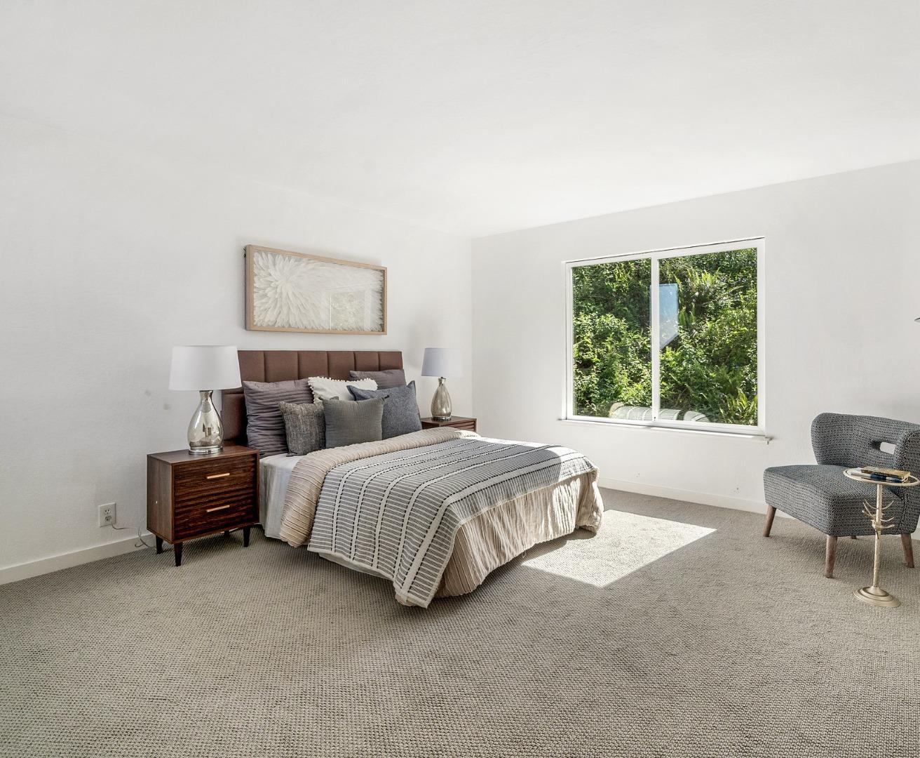 290 Olympian Way Pacifica, CA 94044 - Photo 17 of 33 a bedroom with a bed and a window