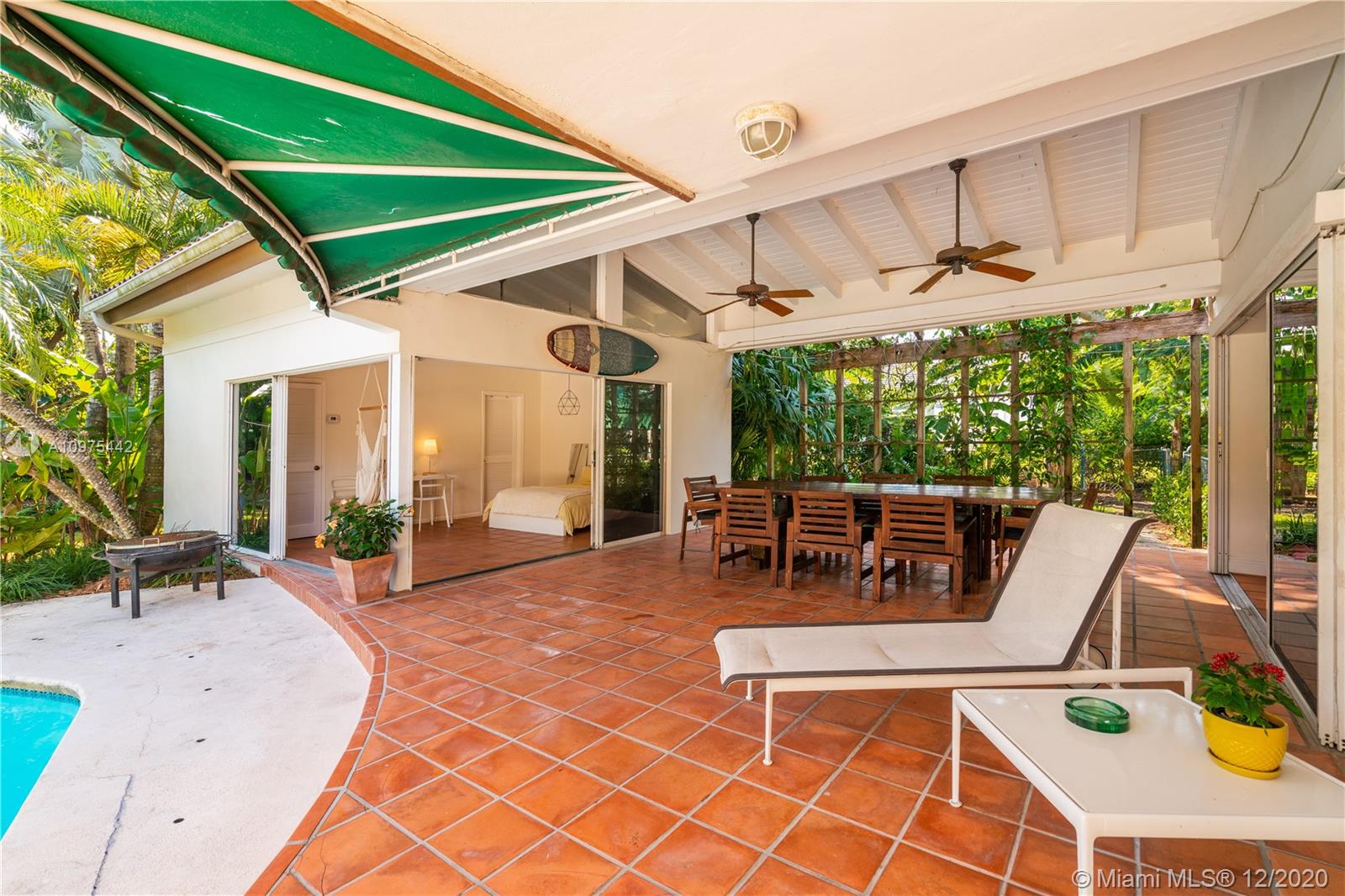 6100 Moss Ranch Road Pinecrest, FL 33156 - Photo 13 of 30 poolside covered patio