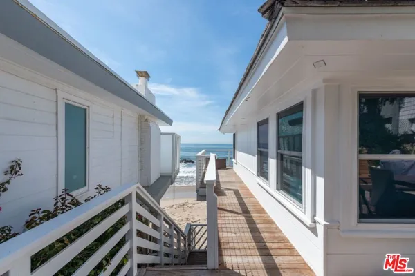 a view of a balcony