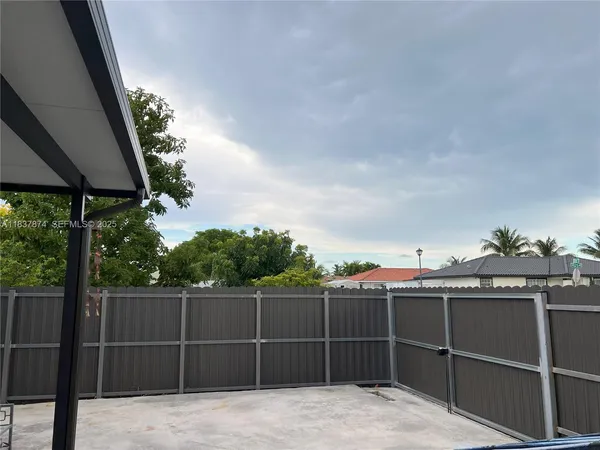a view of a roof deck