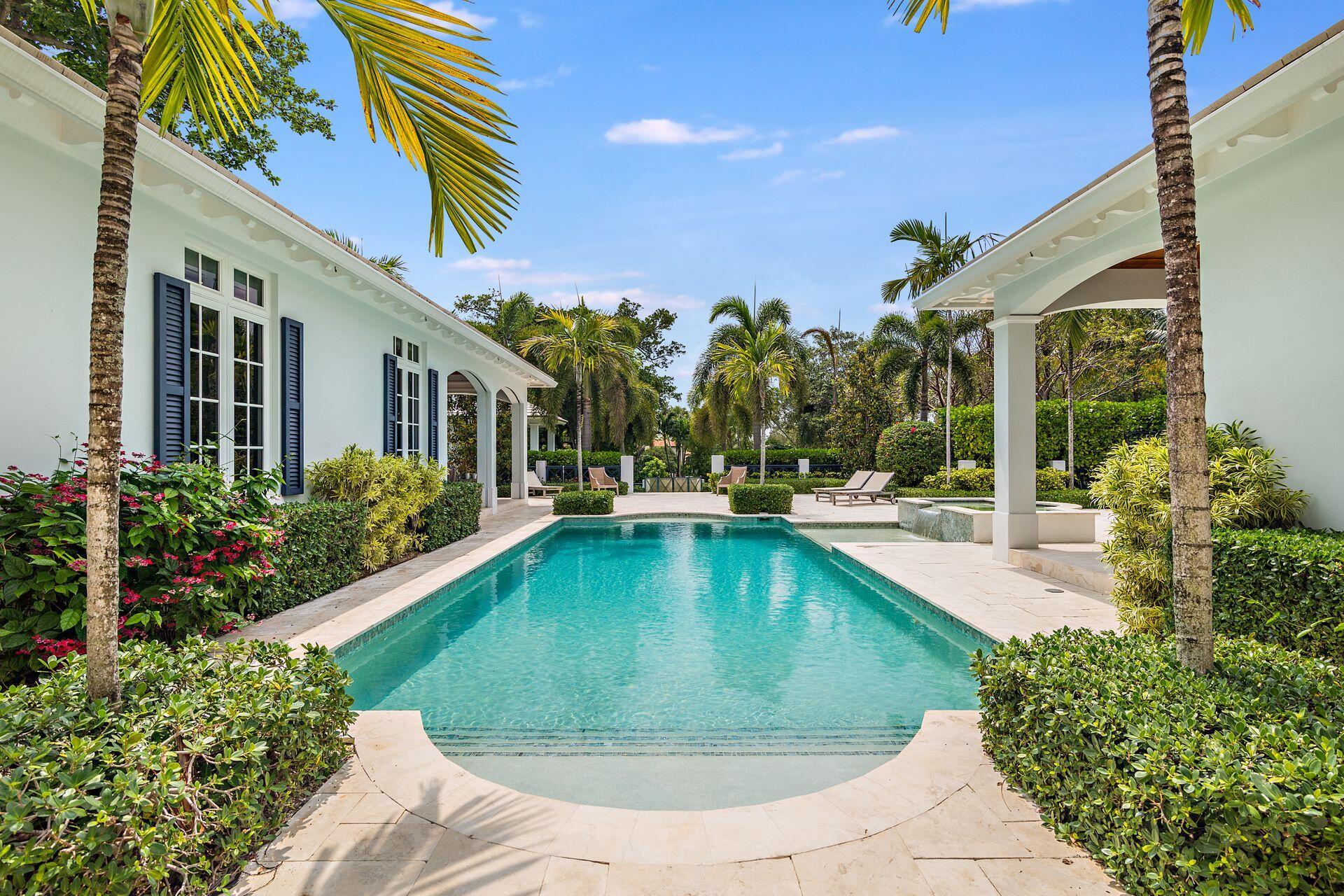 1222 North Ocean Boulevard Gulf Stream, FL 33483 - Photo 51 of 61 a view of a house with swimming pool