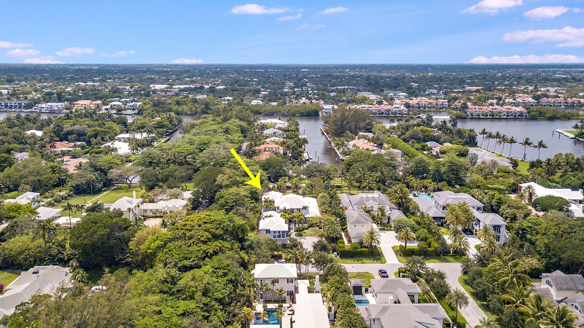 1222 North Ocean Boulevard Gulf Stream, FL 33483 - Photo 59 of 61 an aerial view of city and lake