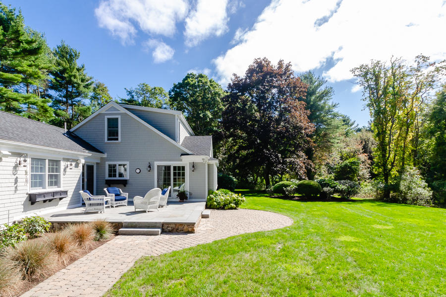 18 Register Road Marion, MA 02738 - Photo 22 of 30 a view of a house with swimming pool and a garden