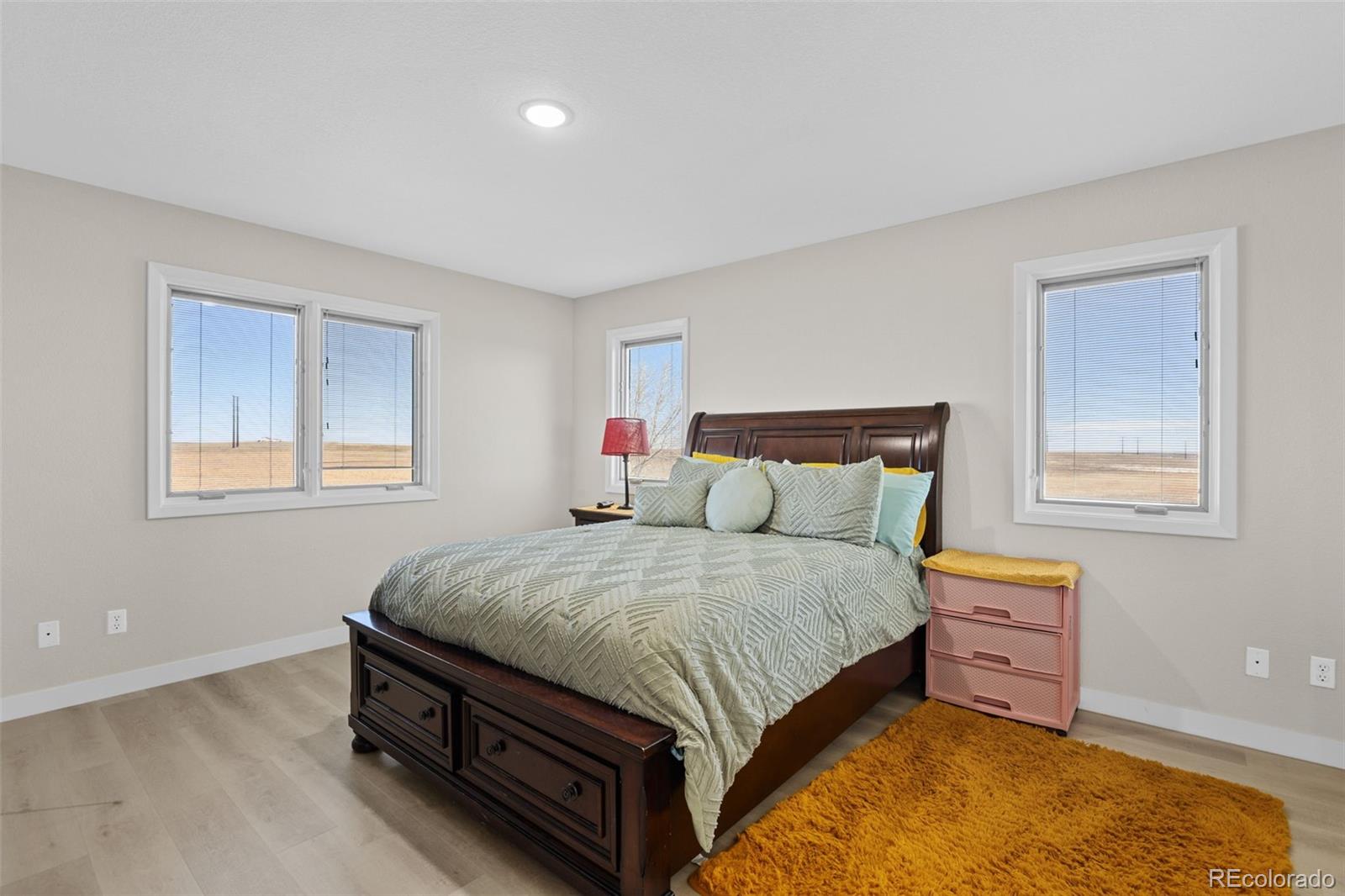 5330 Kiowa-Bennett Road Bennett, CO 80102 - Photo 26 of 50 a bed sitting in a bedroom next to a window
