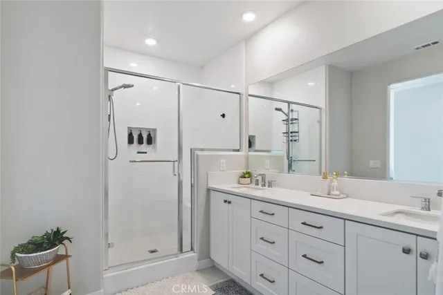 a view of a swimming pool and lounge chair