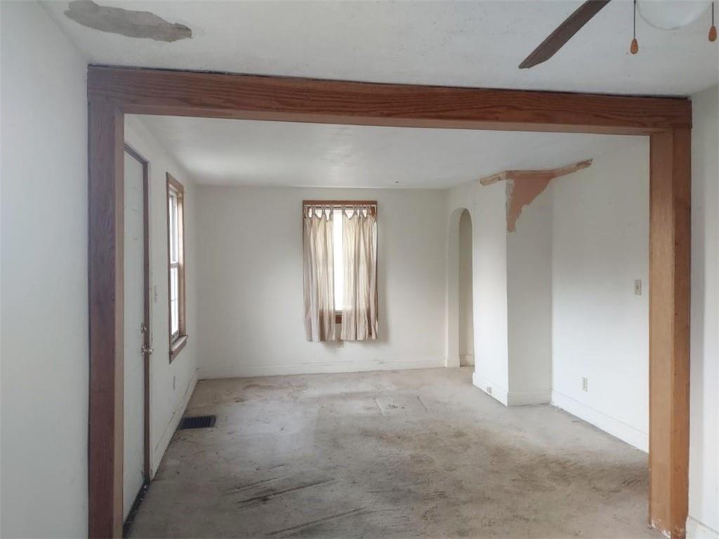 3009 Old Pittsburgh Road New Castle, PA 16101 - Photo 6 of 8 a view of an empty room and window