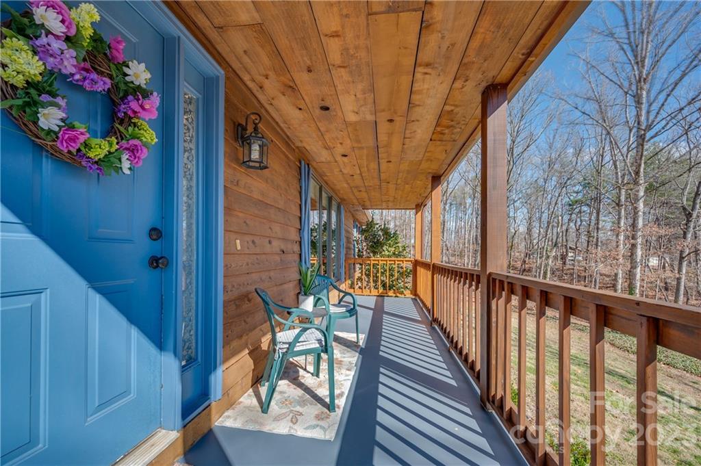 481 Plantation Drive Rutherfordton, NC 28139 - Photo 46 of 48 a view of balcony with wooden floor