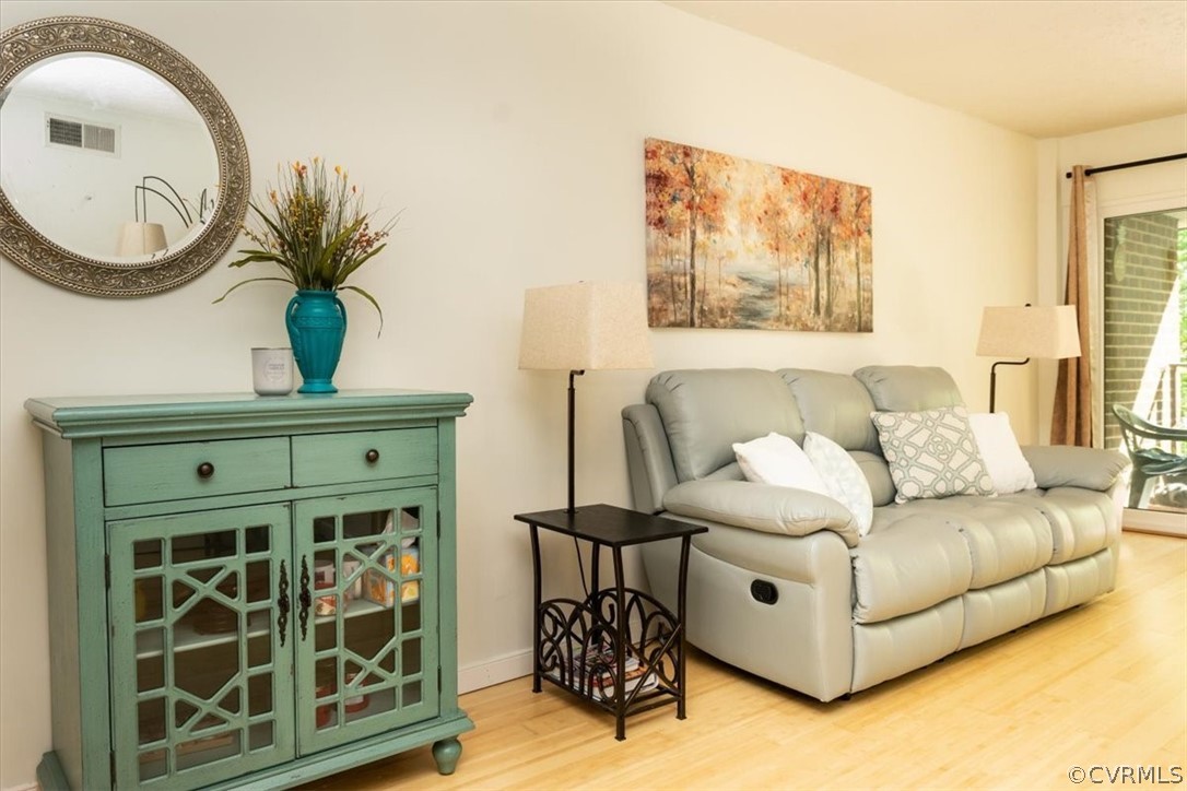 1507 Largo Road, Unit 303 Henrico, VA 23238 - Photo 6 of 40 Living room with hardwood / wood-style flooring