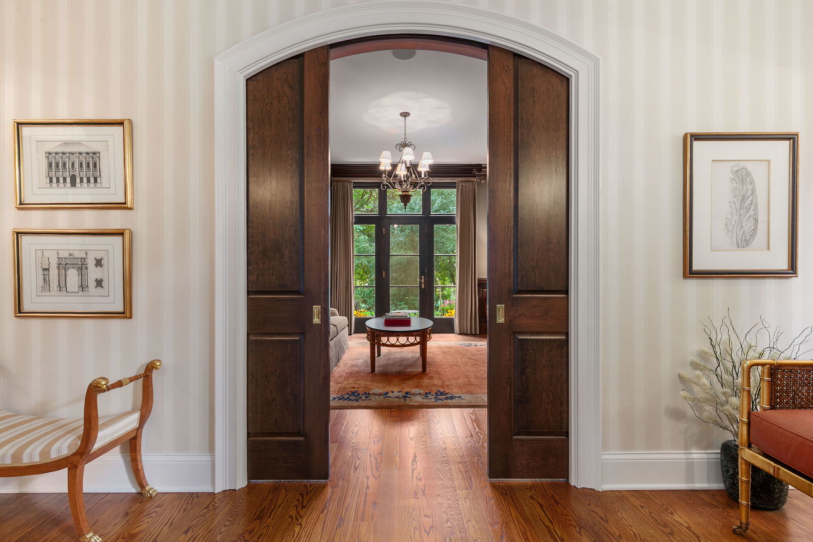 1271 North Green Bay Road Lake Forest, IL 60045 - Photo 11 of 57 a view of a livingroom with furniture hardwood floor and windows