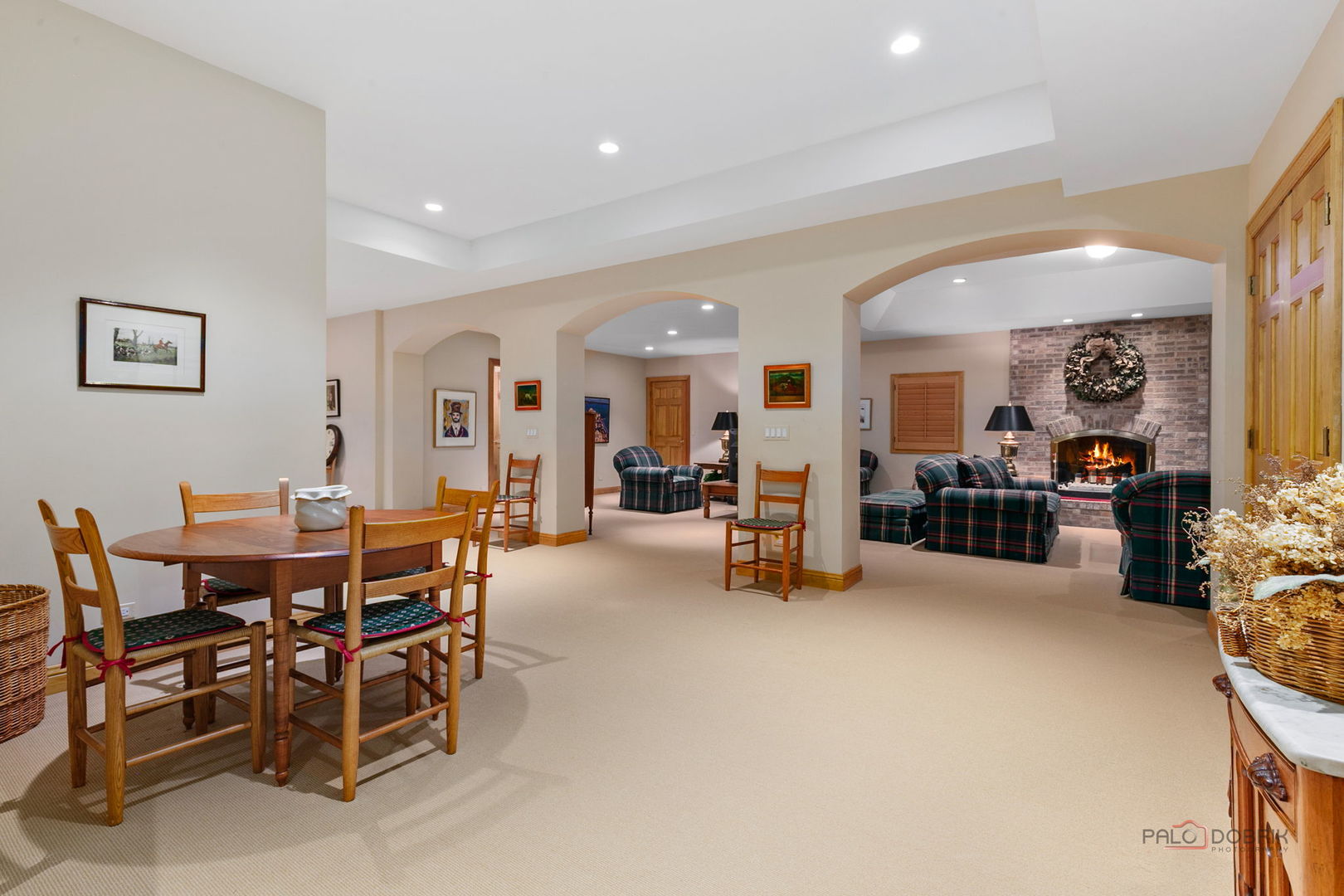 1271 North Green Bay Road Lake Forest, IL 60045 - Photo 44 of 57 a view of a dining room with furniture and a livingroom