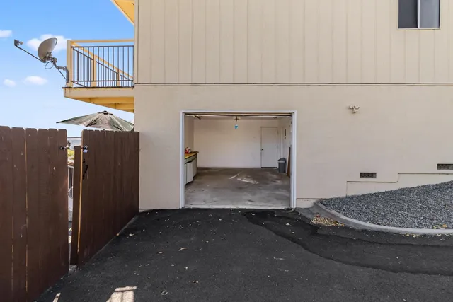 a view of a house with a outdoor space