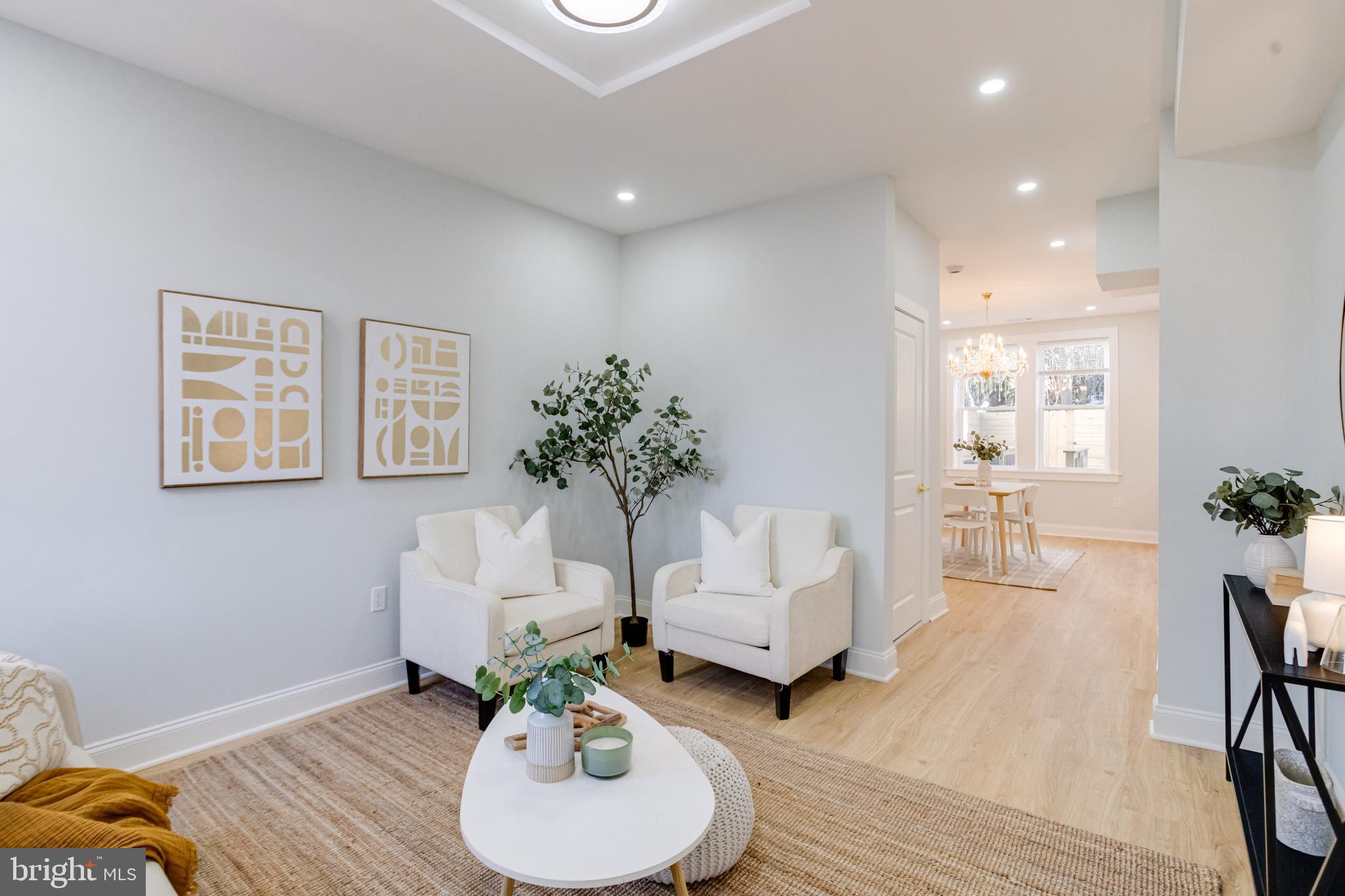 635 North Rosedale Street Baltimore, MD 21216 - Photo 22 of 64 a living room with furniture and a potted plant