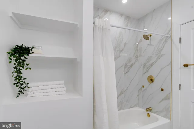 a utility room with a washer and dryer